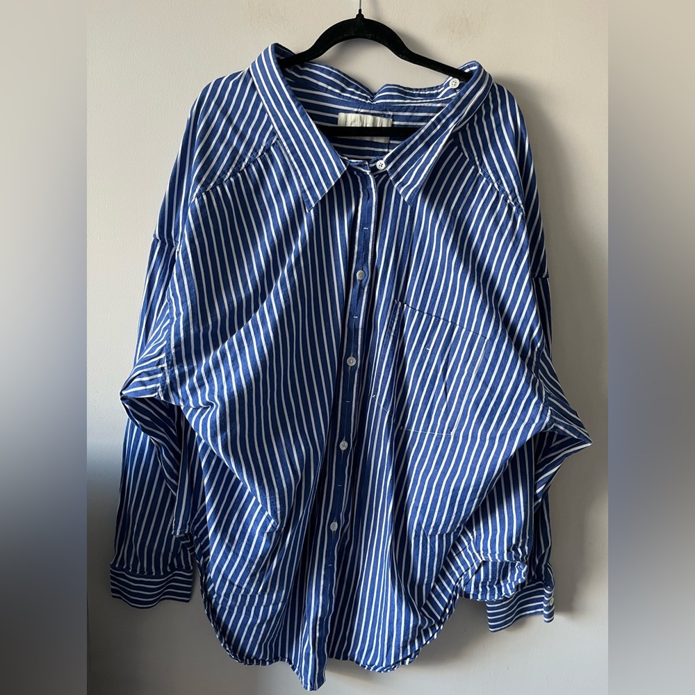 ROUCHA Tasso Stripe Shirt - Size C/ Large - Picture 6 of 16